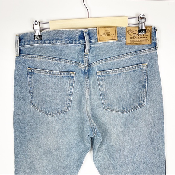 RARE Polo Ralph Lauren Avery Boyfriend logo Jeans - Picture 13 of 16